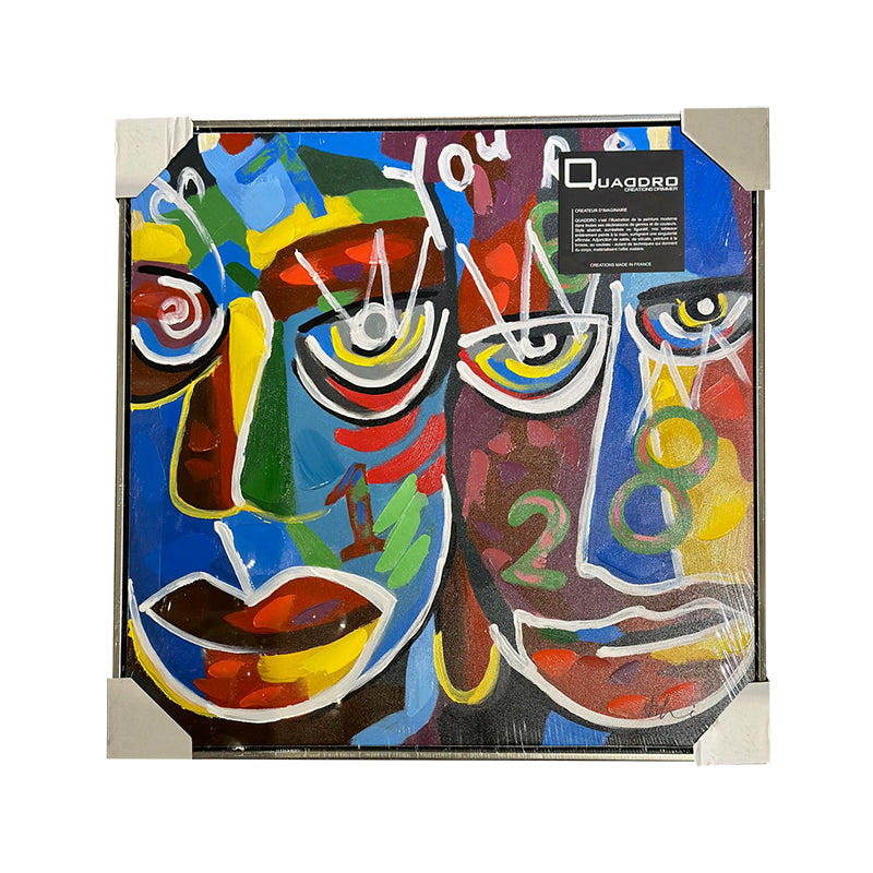 Tableau Visage Colore