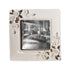 Porcelain golden flower photo frame