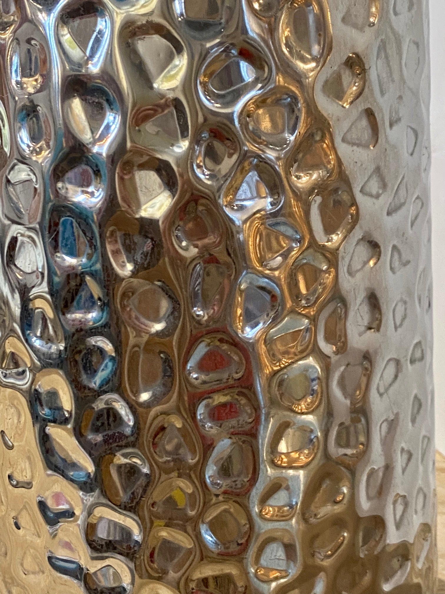 Charbon Hammered Metal Bucket, France