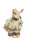 Ballerina Dancer Porcelain Dresden Lace Figurine