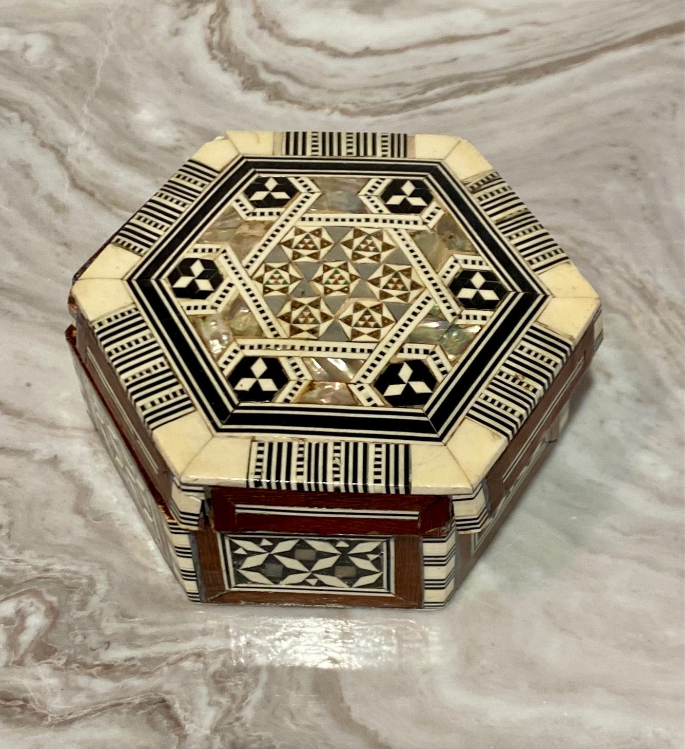 Vintage Mosaic Jewelry box