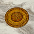 Hand-decorated Wooden Plate