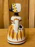 Swedish Ceramic Woman Candle Holder