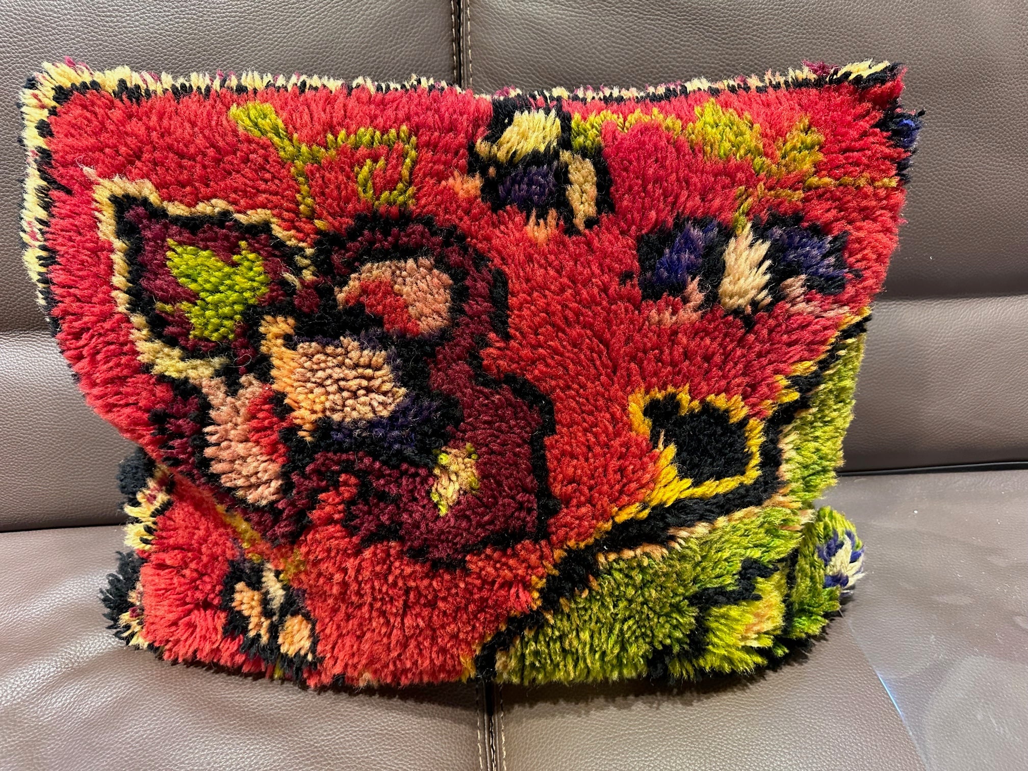 Spring Woolen Rug Pillow