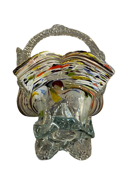 Italy Glass Flowerpot