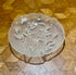 Hoya Japan embossed grass leaf glass garden plate