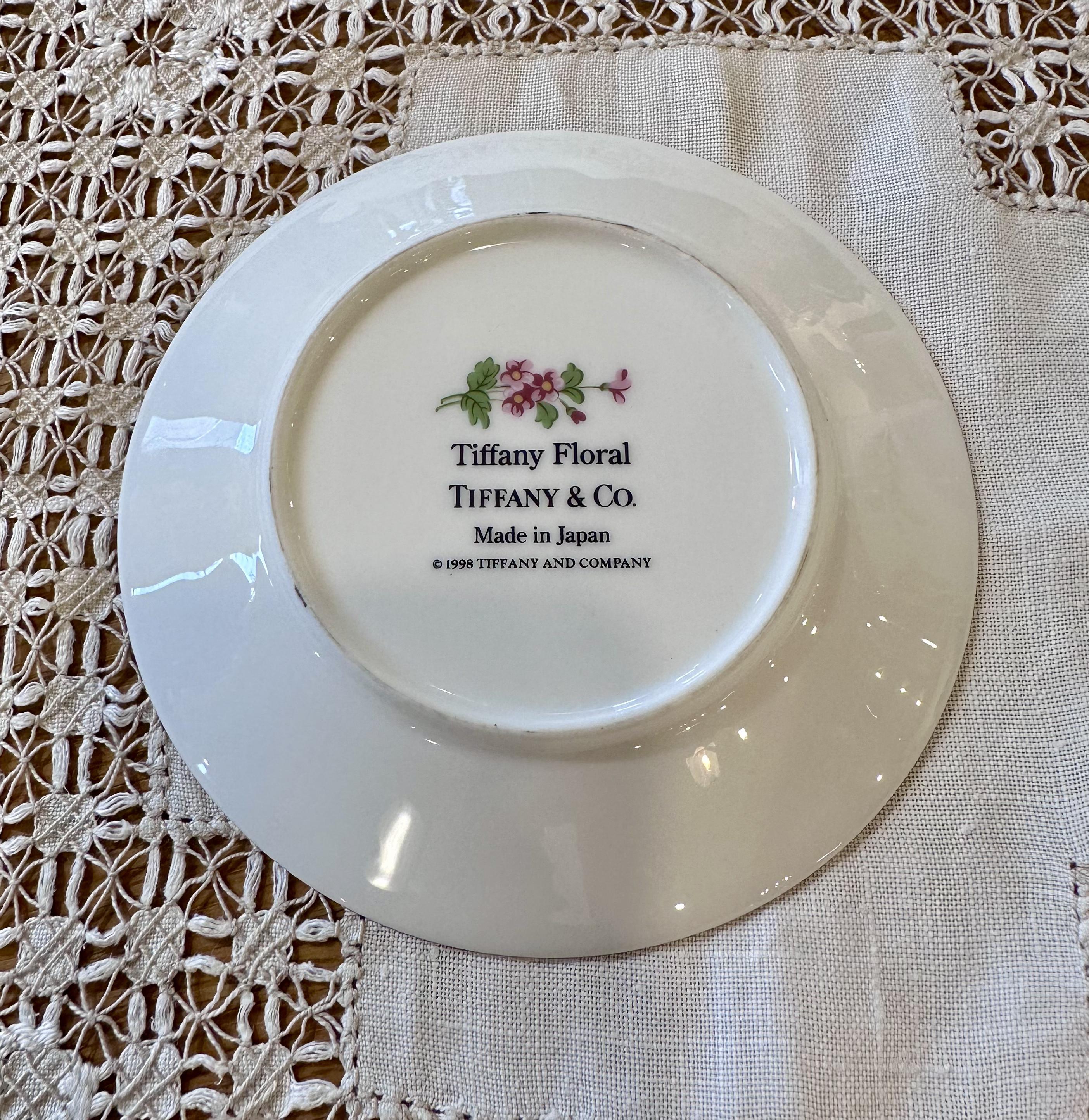 Tiffany coffee cup & saucer