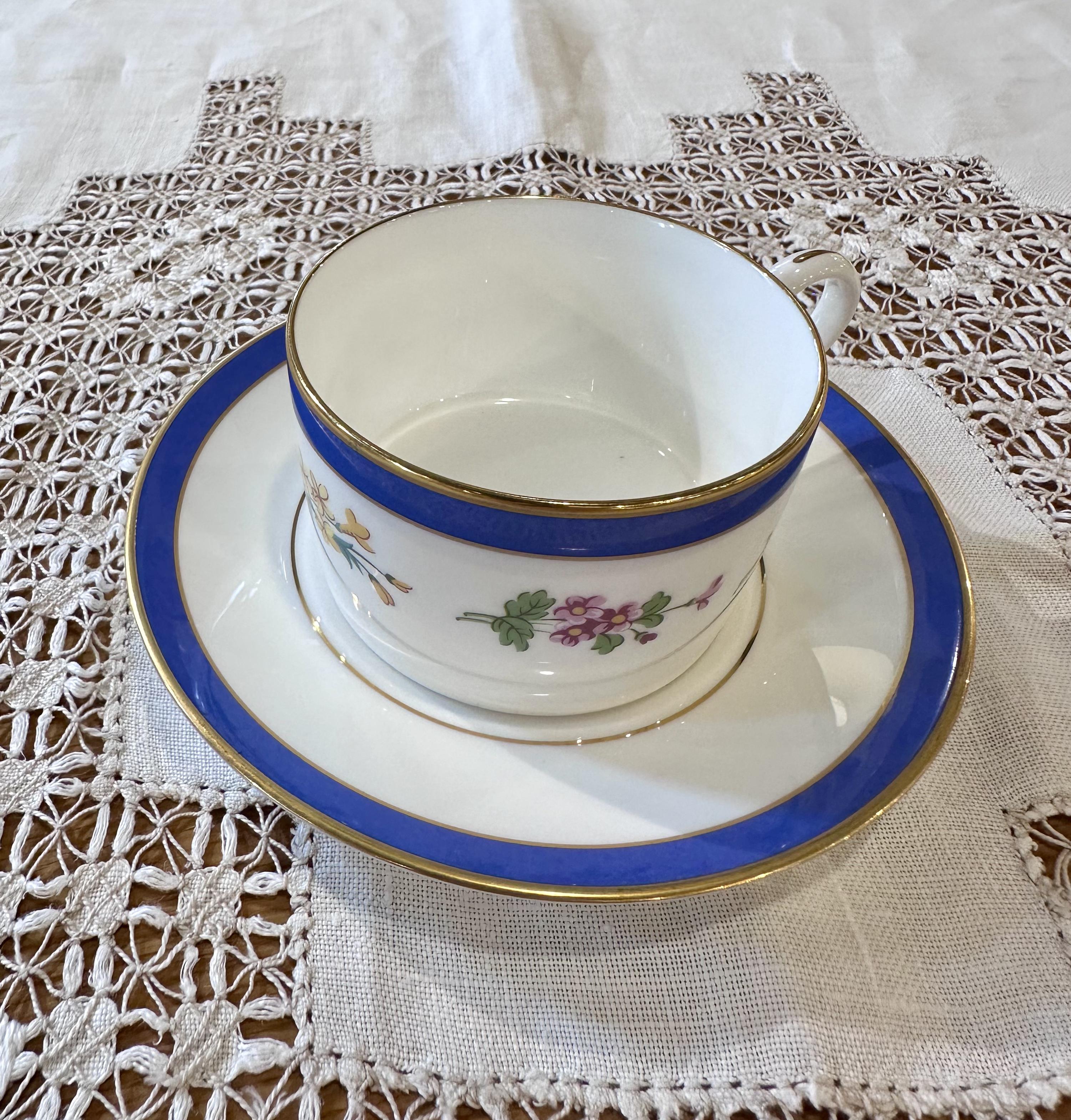 Tiffany coffee cup & saucer