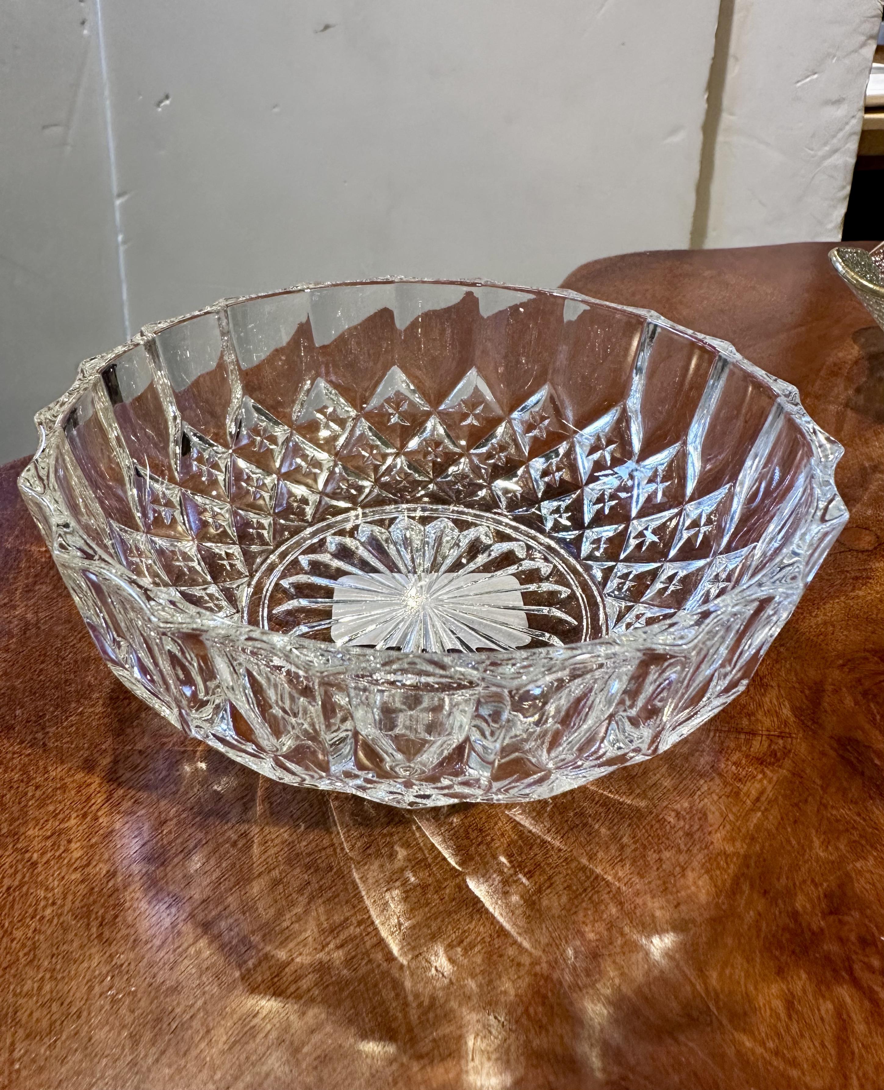 Japanese medieval crystal garden bowl