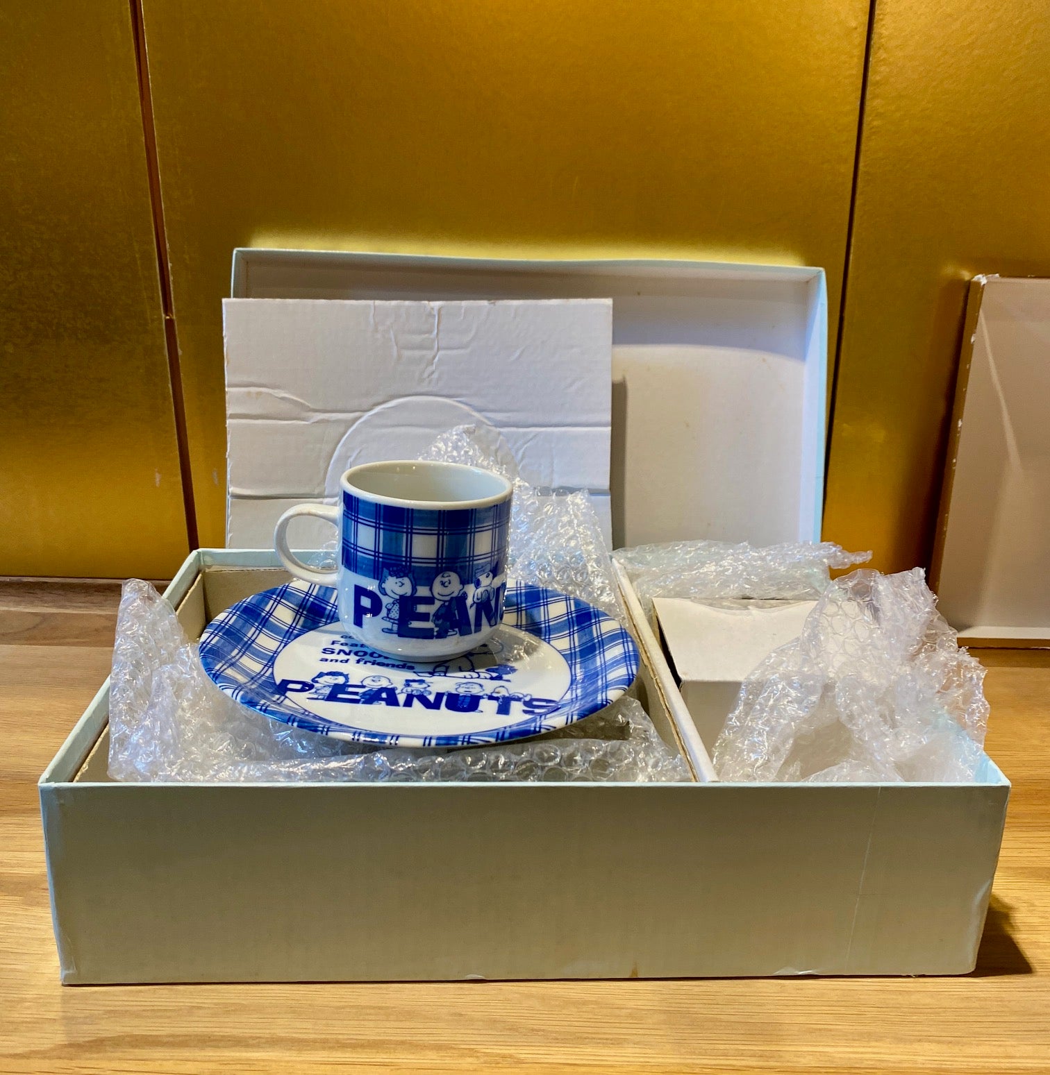 Peanuts party set cup & saucer