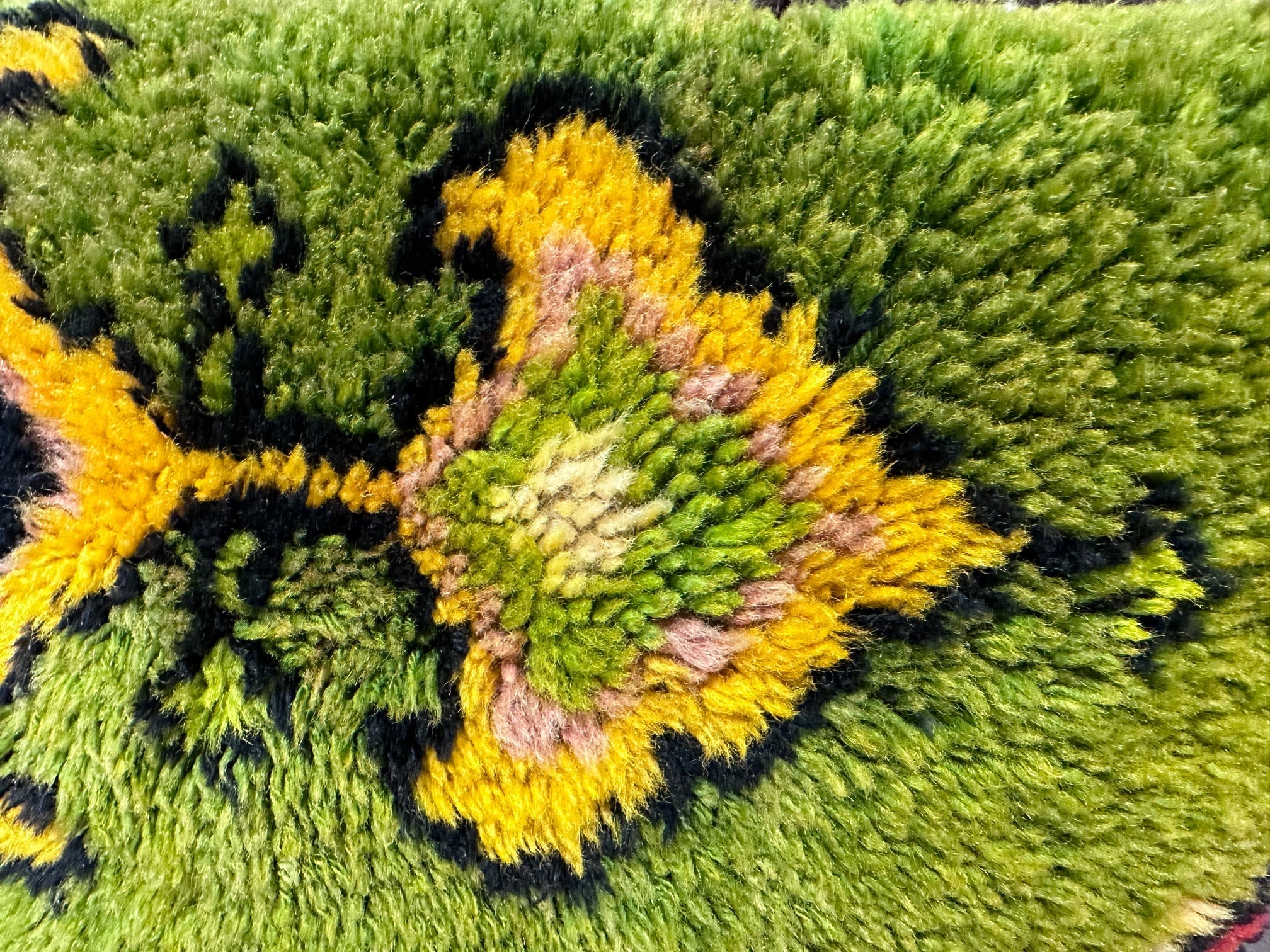 Yellow Arrow Rug Pillow