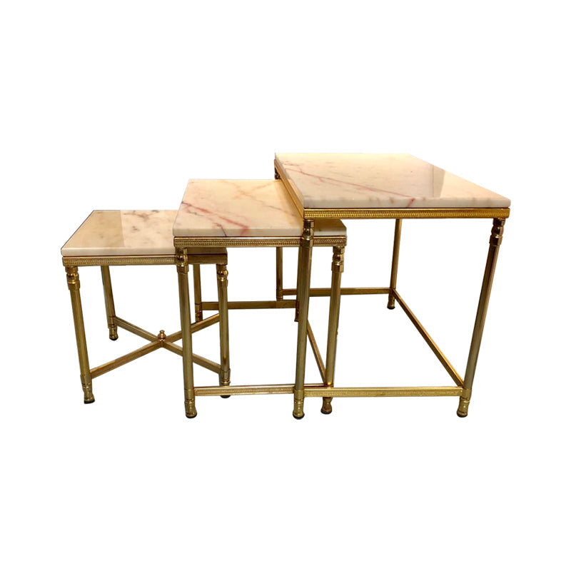 Vintage Marble Nesting Table