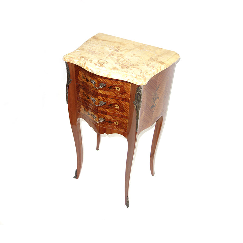Italian 3 Drawer Night Table