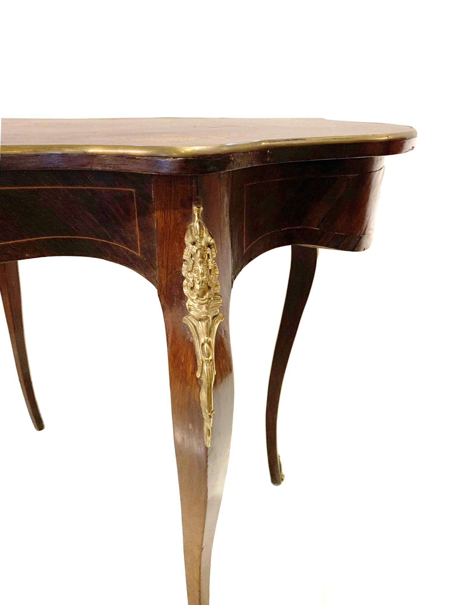 Napoleon III Oval Square Brown Table