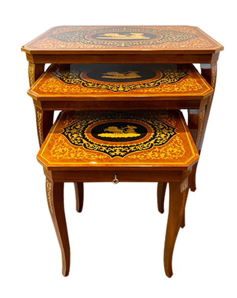 Inlaid Nesting Tables