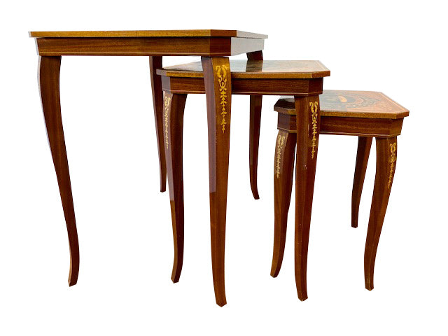 Inlaid Nesting Tables