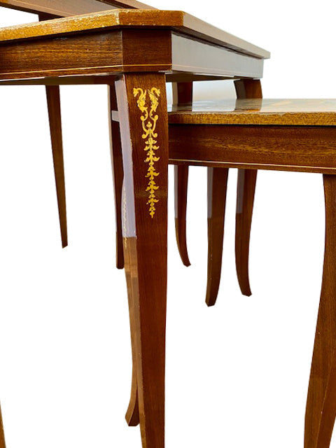Inlaid Nesting Tables
