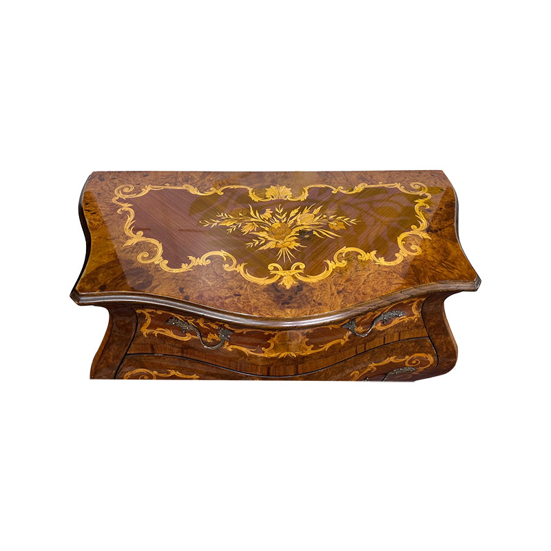 Marquetry bombe Commode