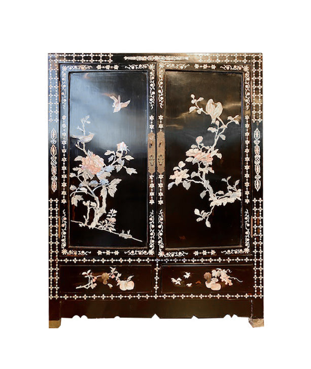 Chinese Mother of Pearl Cabinet