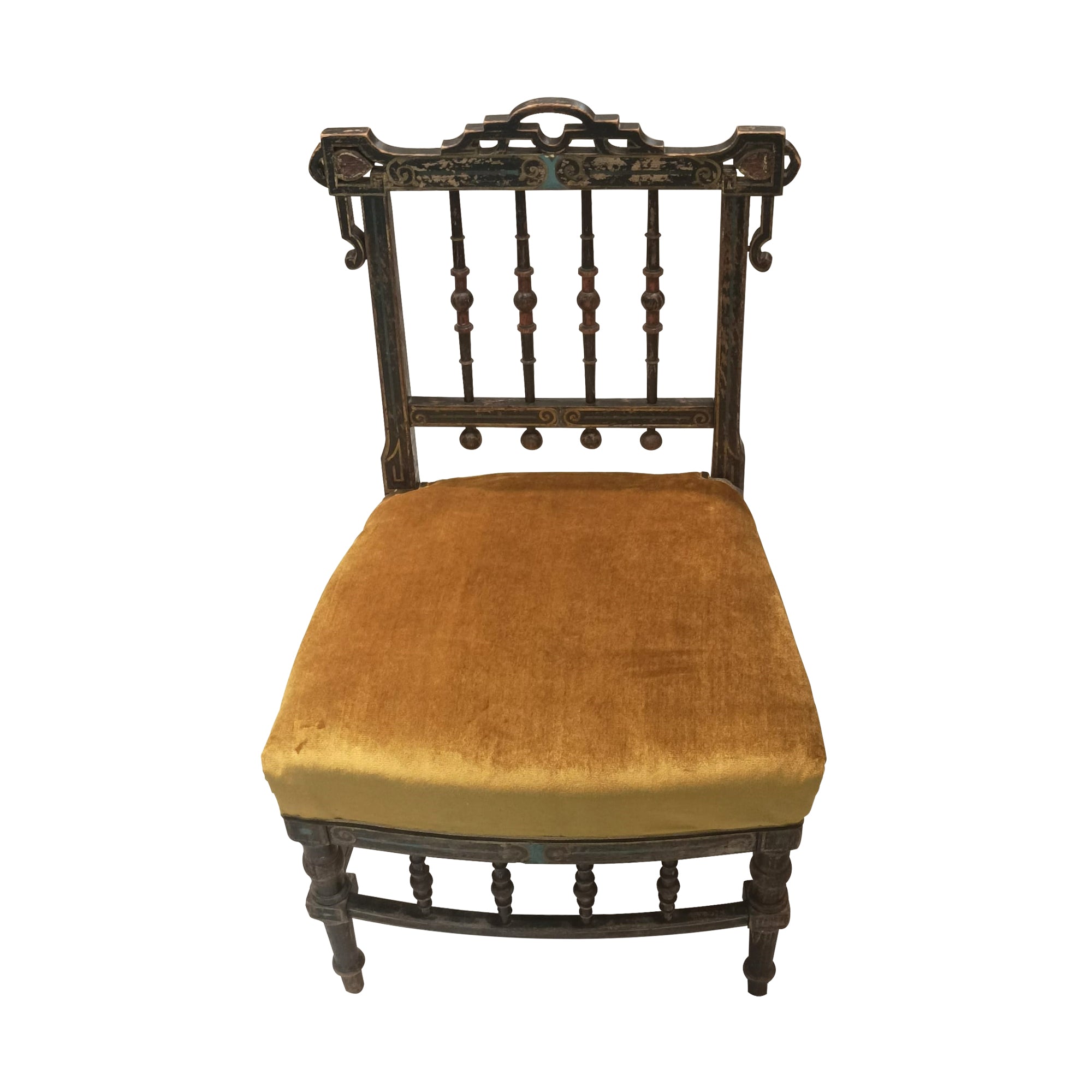 Chaise Chauffeuse de Style Napoleon