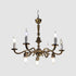 Romus brass chandelier