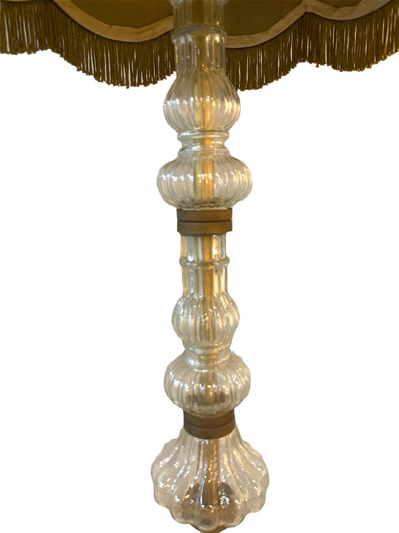 Swirl Glass Standing Lamp