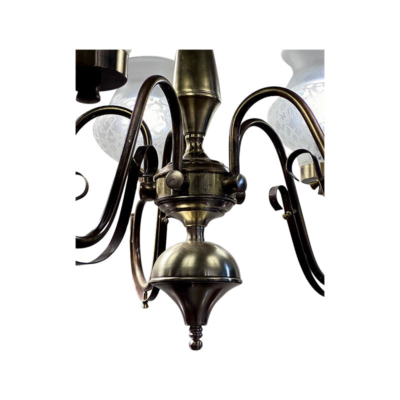 Art Glass Globe Chandelier