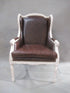 Rococo leather armchair