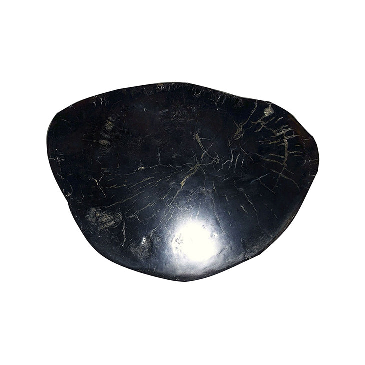 PETRIFIED WOOD STOOL (BLACKIE)