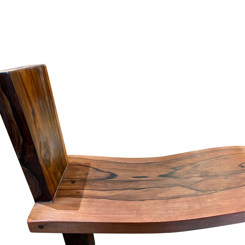 Wave Bench, Ebony