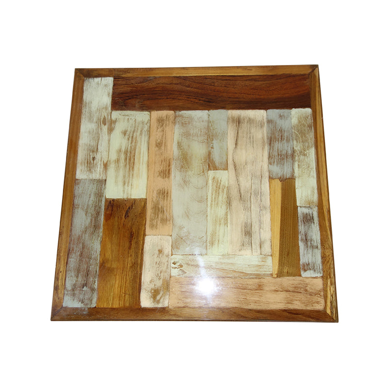 Mosaic square side table