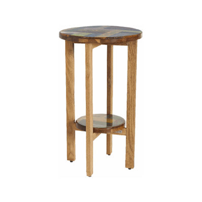 Mosaic tall side table