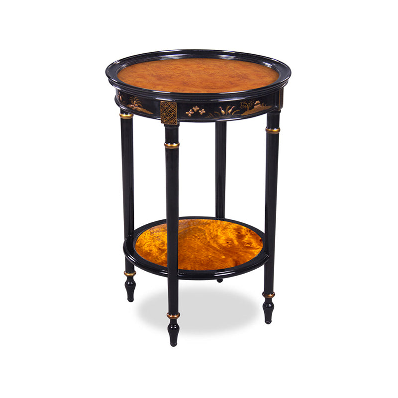 Jardin Chinoiserie  round table burl