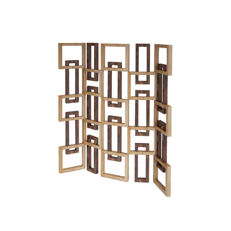 Matrix teak Screen Partition