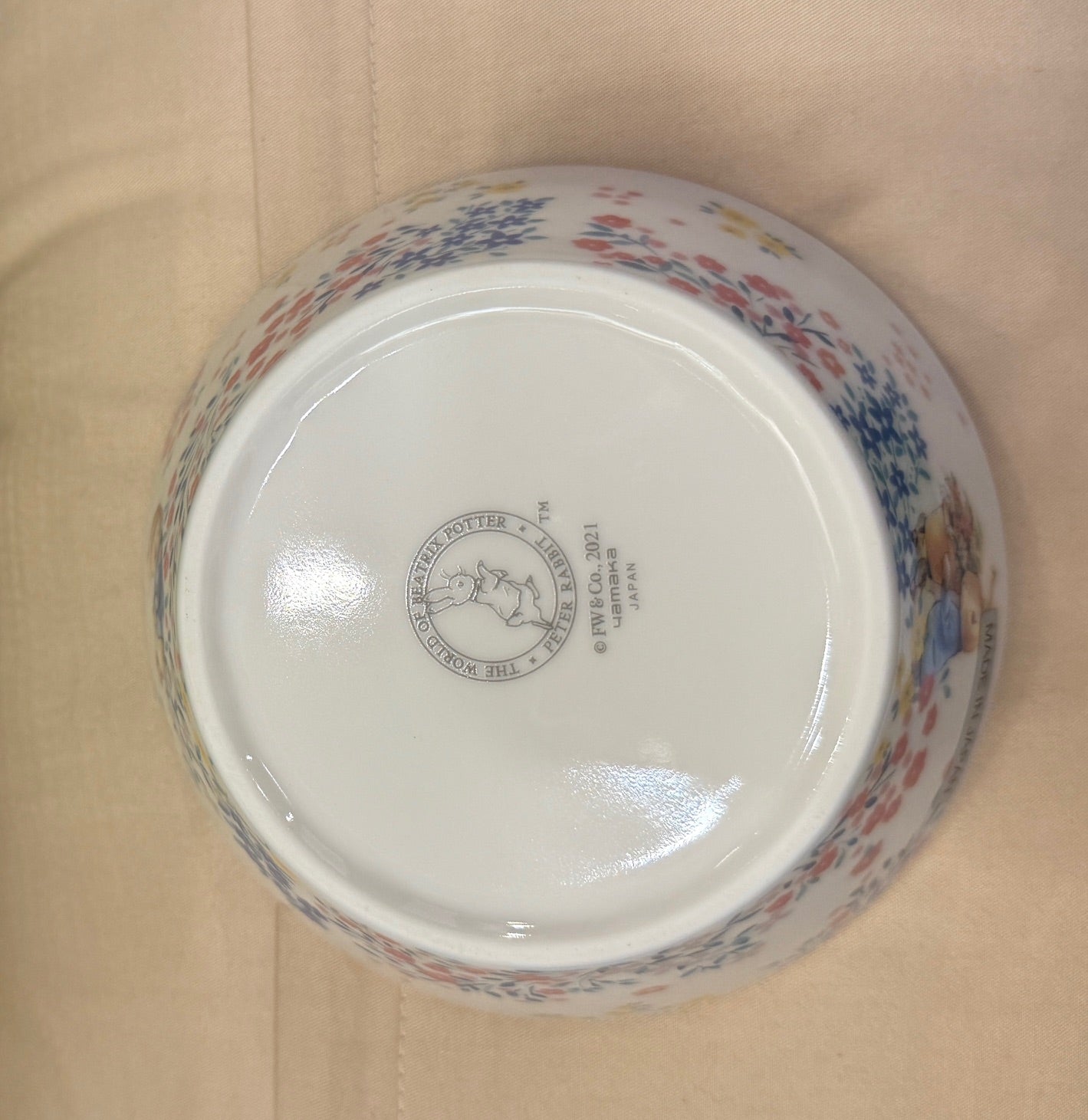 Peter Rabbit cereal bowl