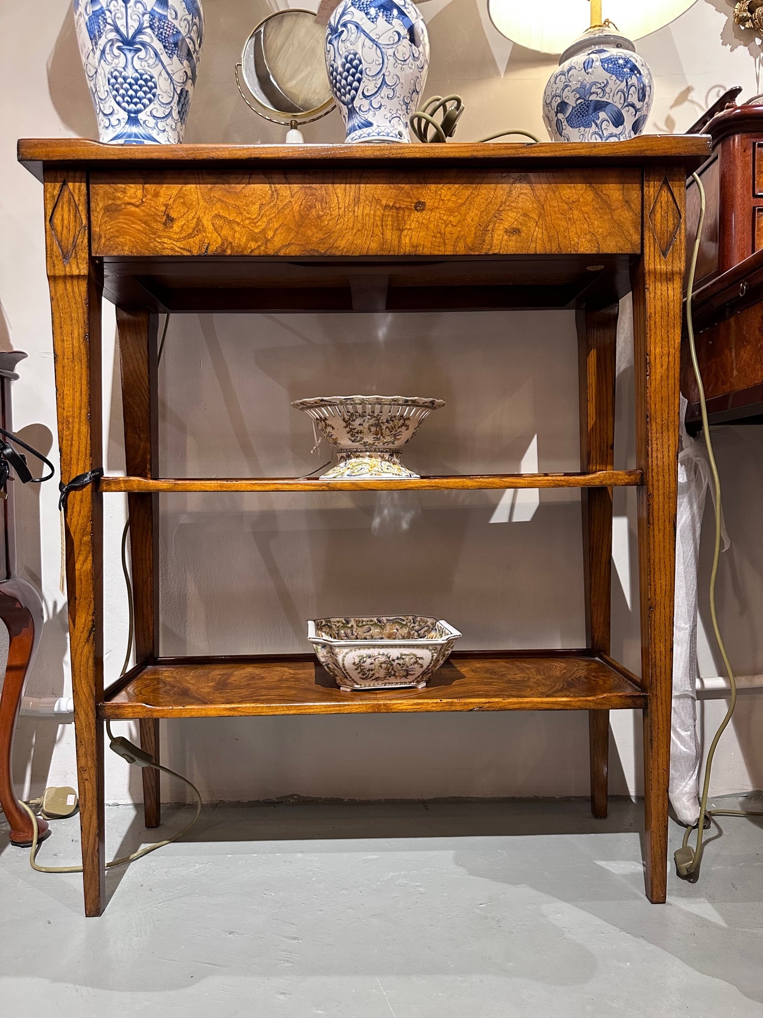 Gaya Wall Console Table, 1 Drawer