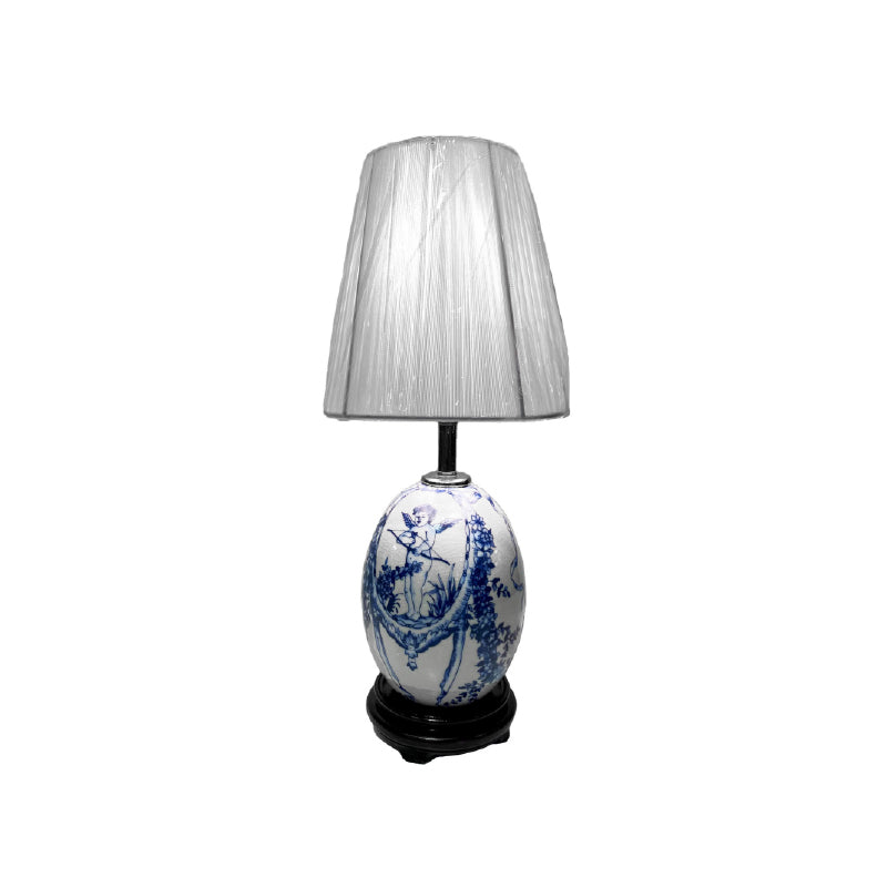 Blue Egg, Porcelain Lamp