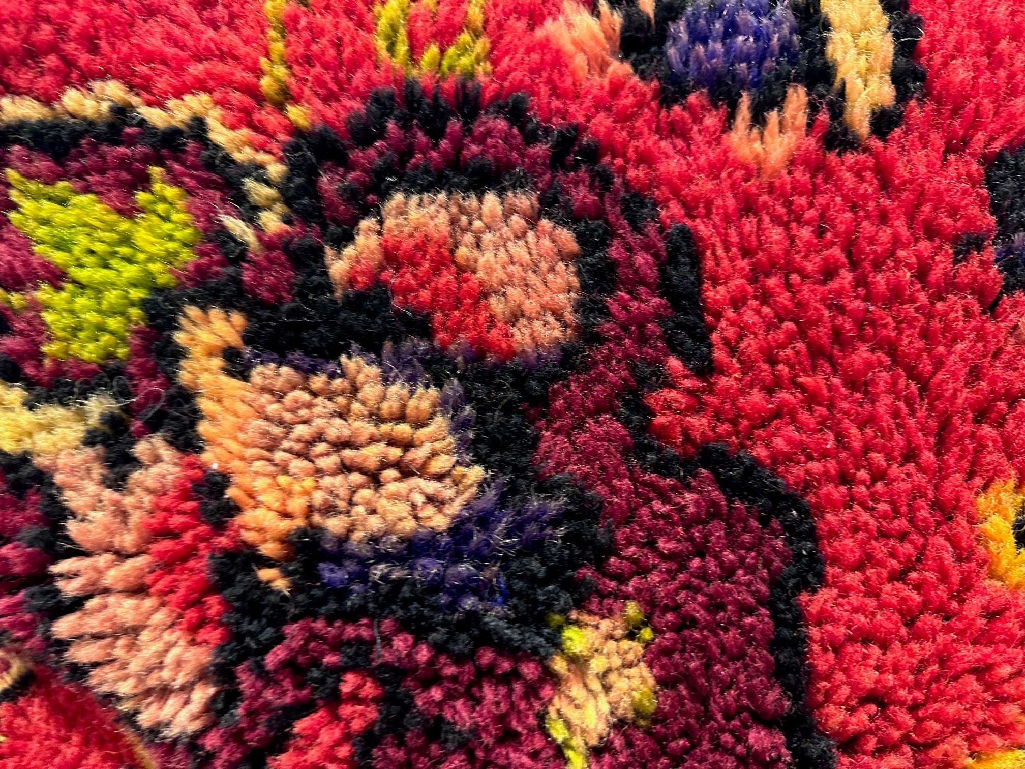 Spring Woolen Rug Pillow