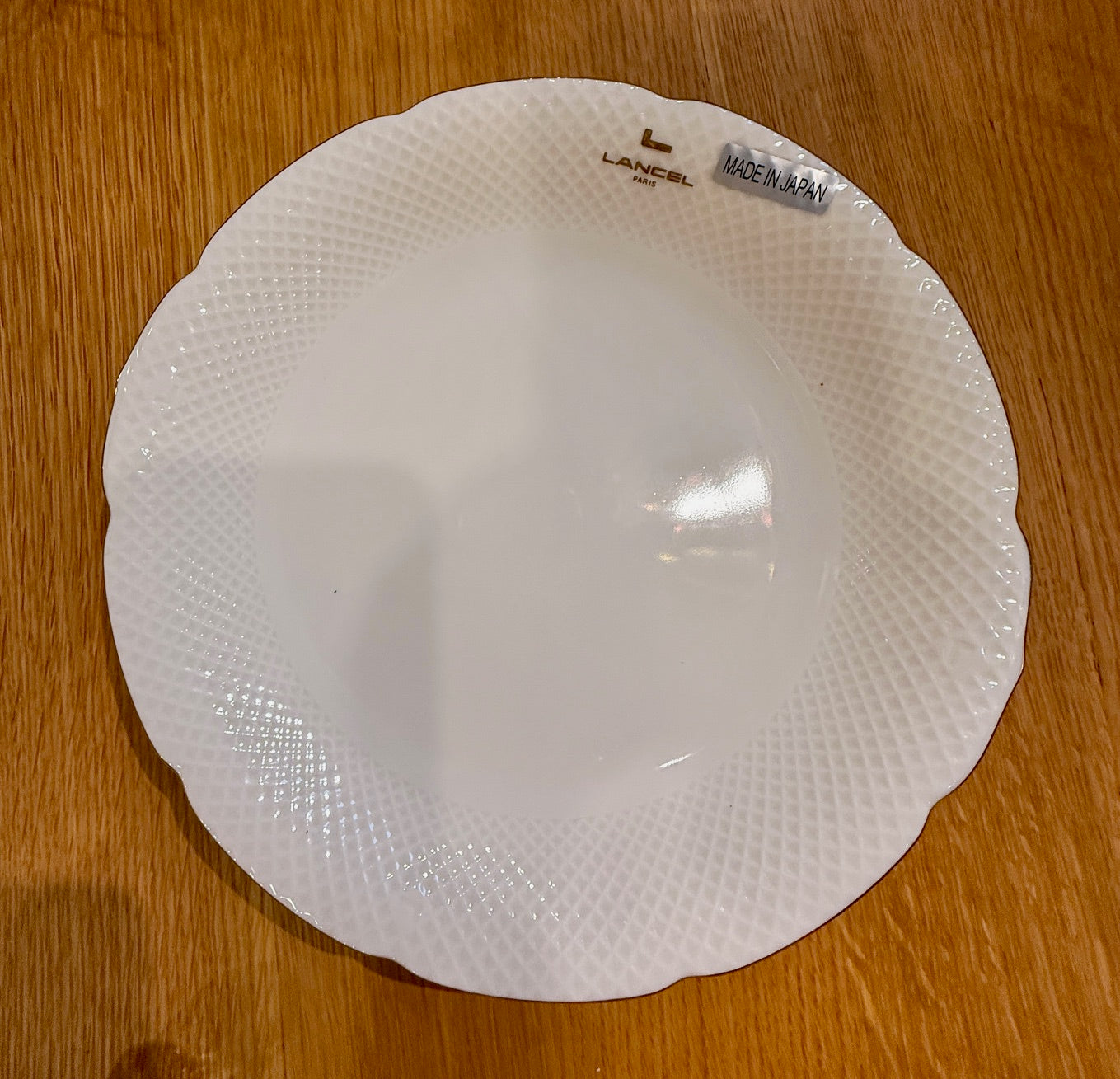Lancel banquet plate