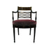 Chinoiserie China Black Armchair