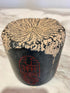 Candle holder w/Chinese stamps