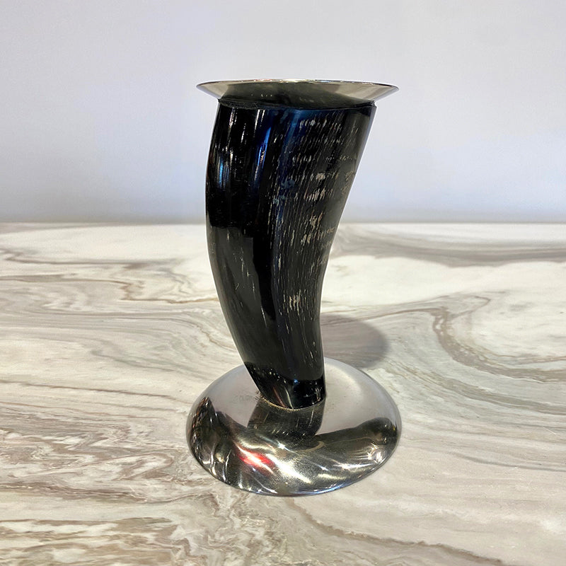 Cow Horn Candle Holder – Unique Design in Two Sizes, Stylish & Durable