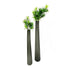 Neckvase glass grey