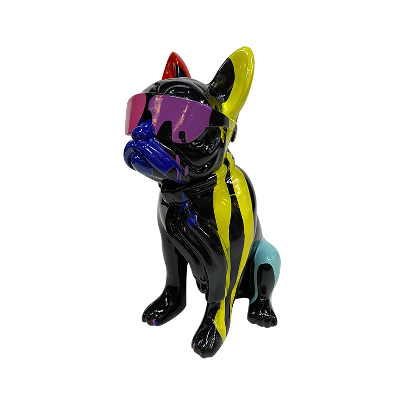 Trash Chien Lunettes Noir