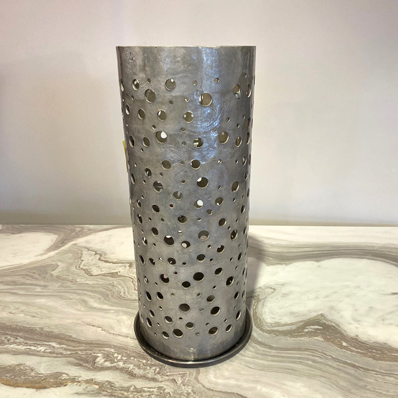 Capiz cylindrical cover with hole Large