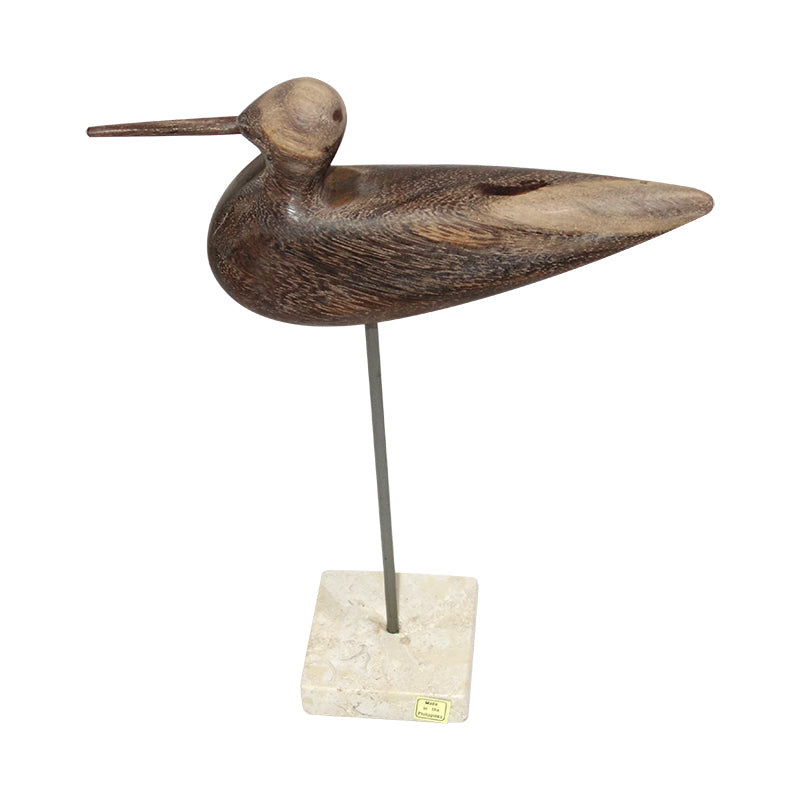 Long Beaked Wooden Bird Decor