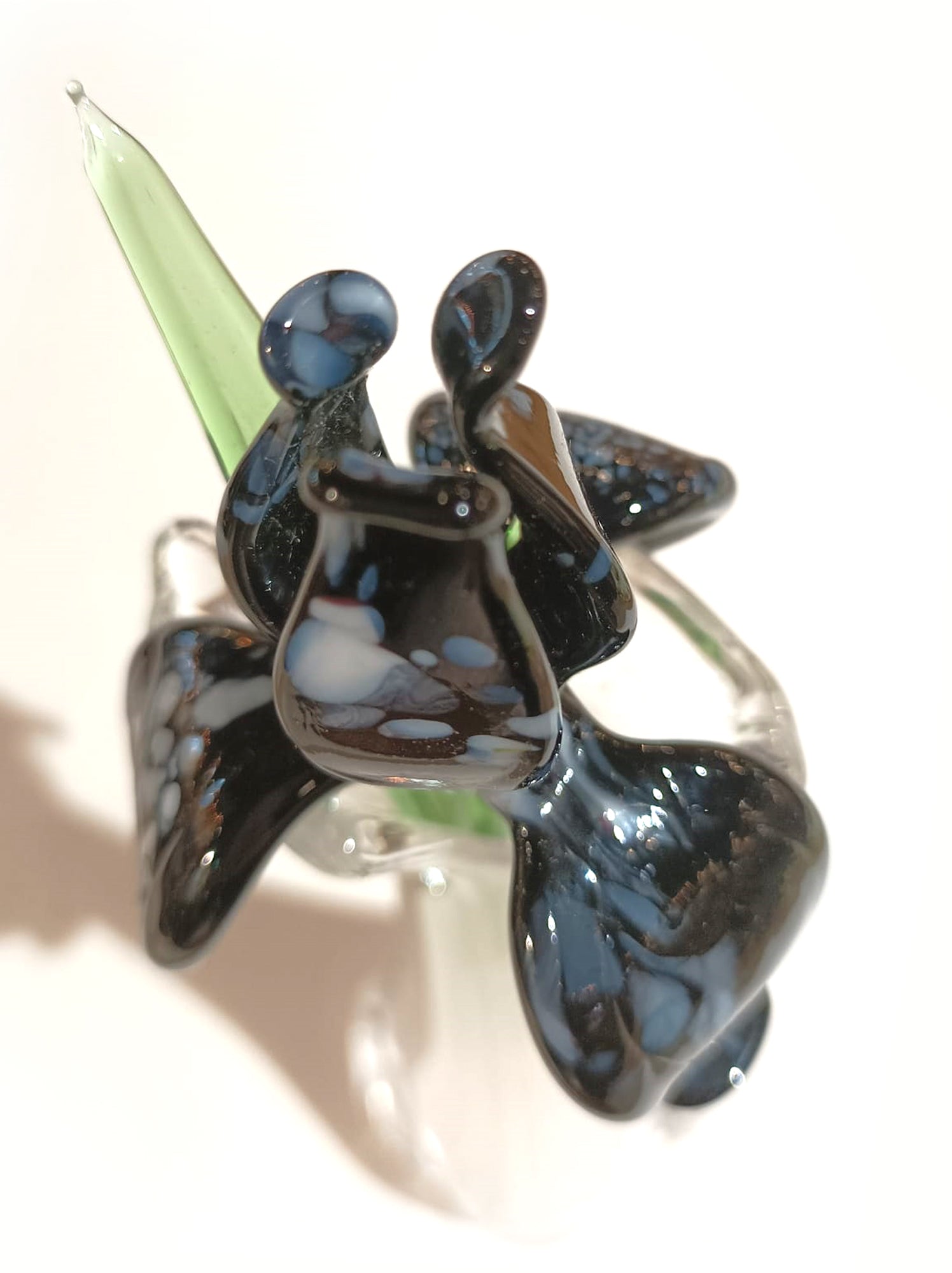 Murano Iris Flower Glass Figurine