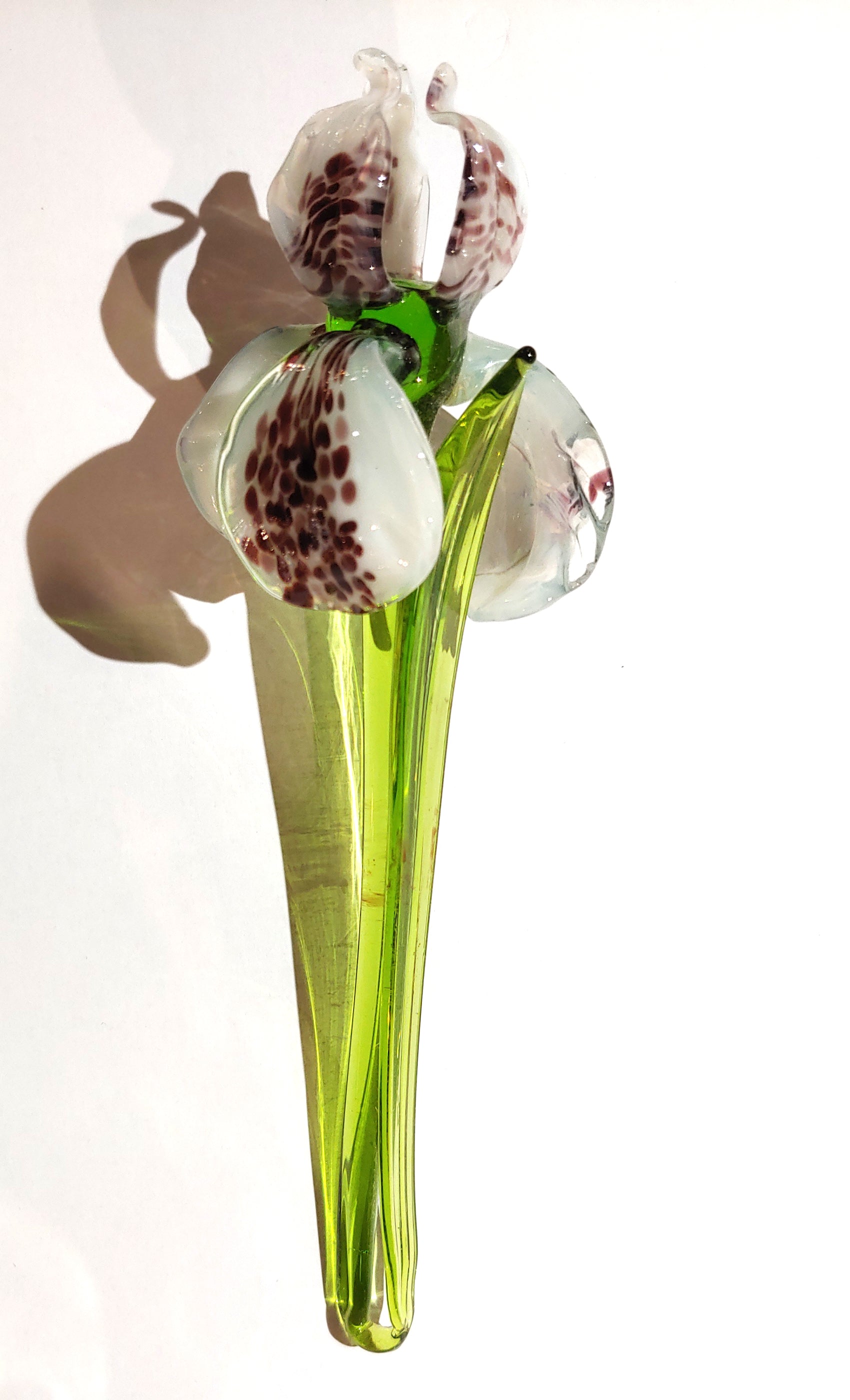 Murano Iris Flower Glass Figurine