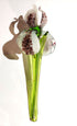 Murano Iris Flower Glass Figurine