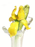 Murano Iris Flower Glass Figurine